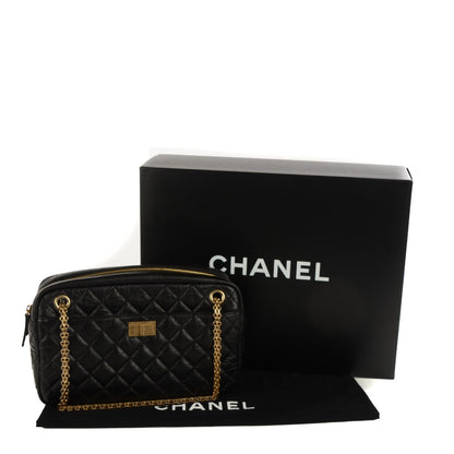 Chanel Aged Calfskin Quilted Medium Reissue Camera Case Black 5 of 8