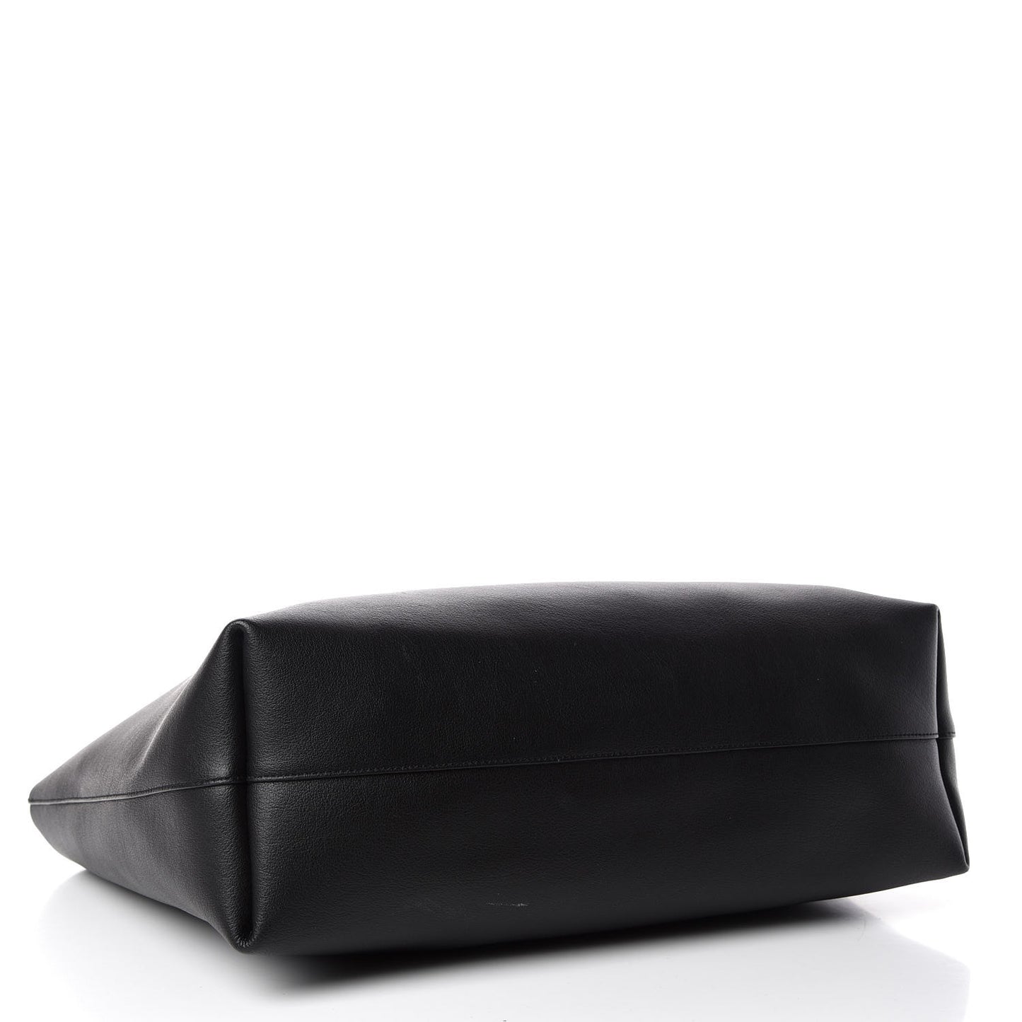 Calfskin Large Shopping Tote Black
