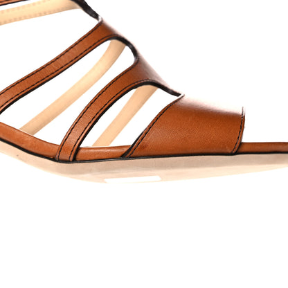 Jimmy Choo Calfskin Ren 35 Sandals 39 Brown 15 of 15
