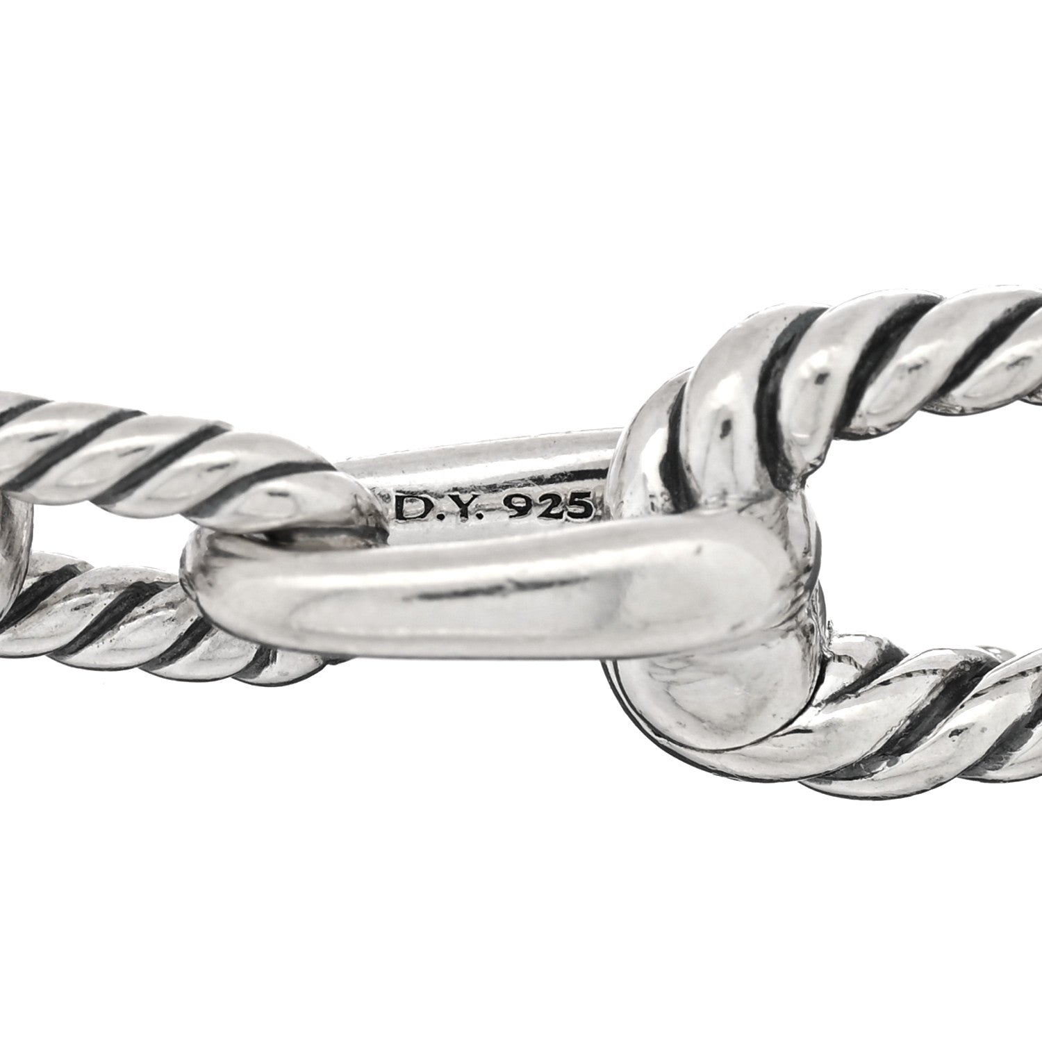 David Yurman Sterling Silver Cultured Pearl 6mm Madison Chain Bracelet 3 of 3