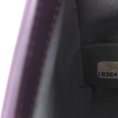 Chanel Velvet Quilted Small Boy Flap Purple 9 of 12