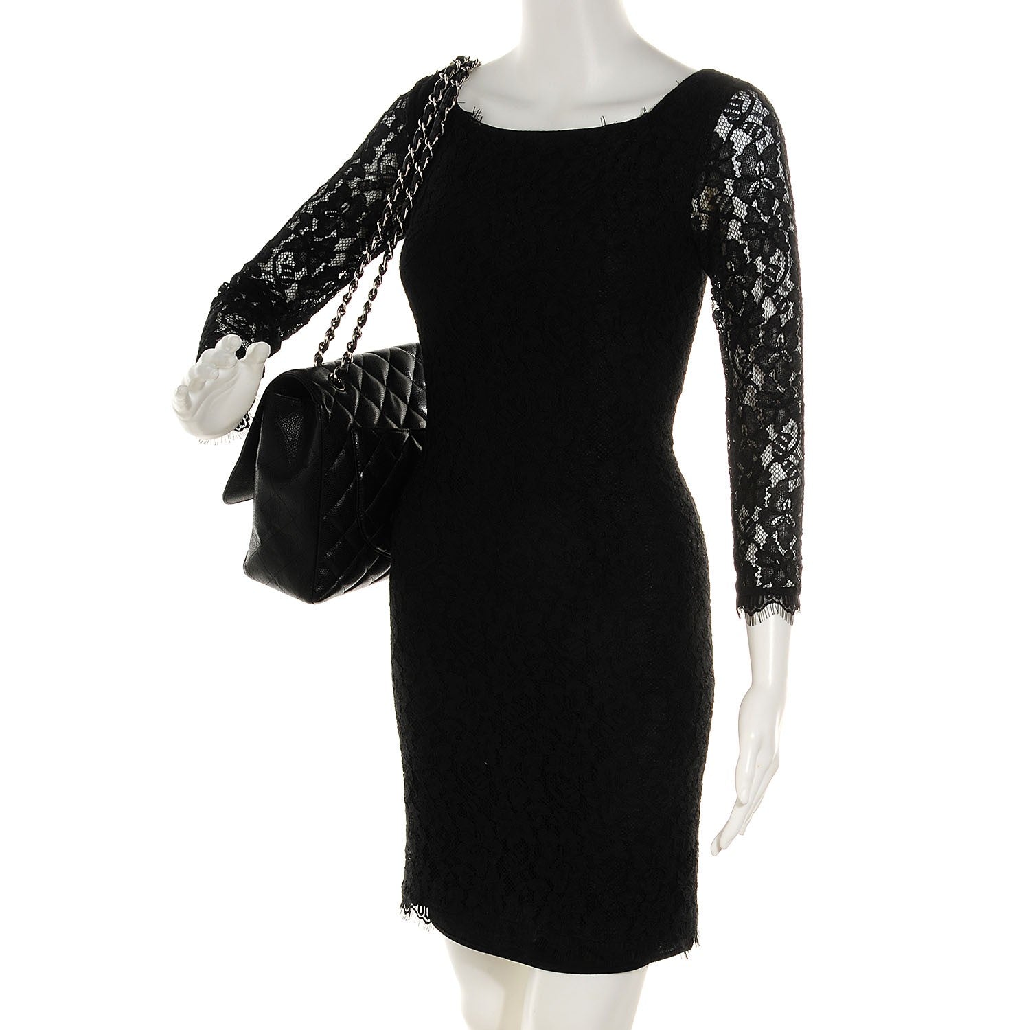 Chanel Caviar Maxi Single Flap Black 2 of 8