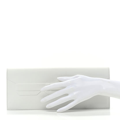 Hermes Swift Shadow Clutch 29 White 2 of 8