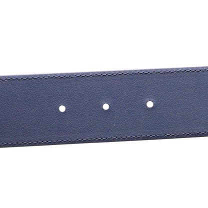 Gucci Calfskin Ceramic Glass Double G 40mm Belt 80 32 Blue Agata Multicolor 4 of 5