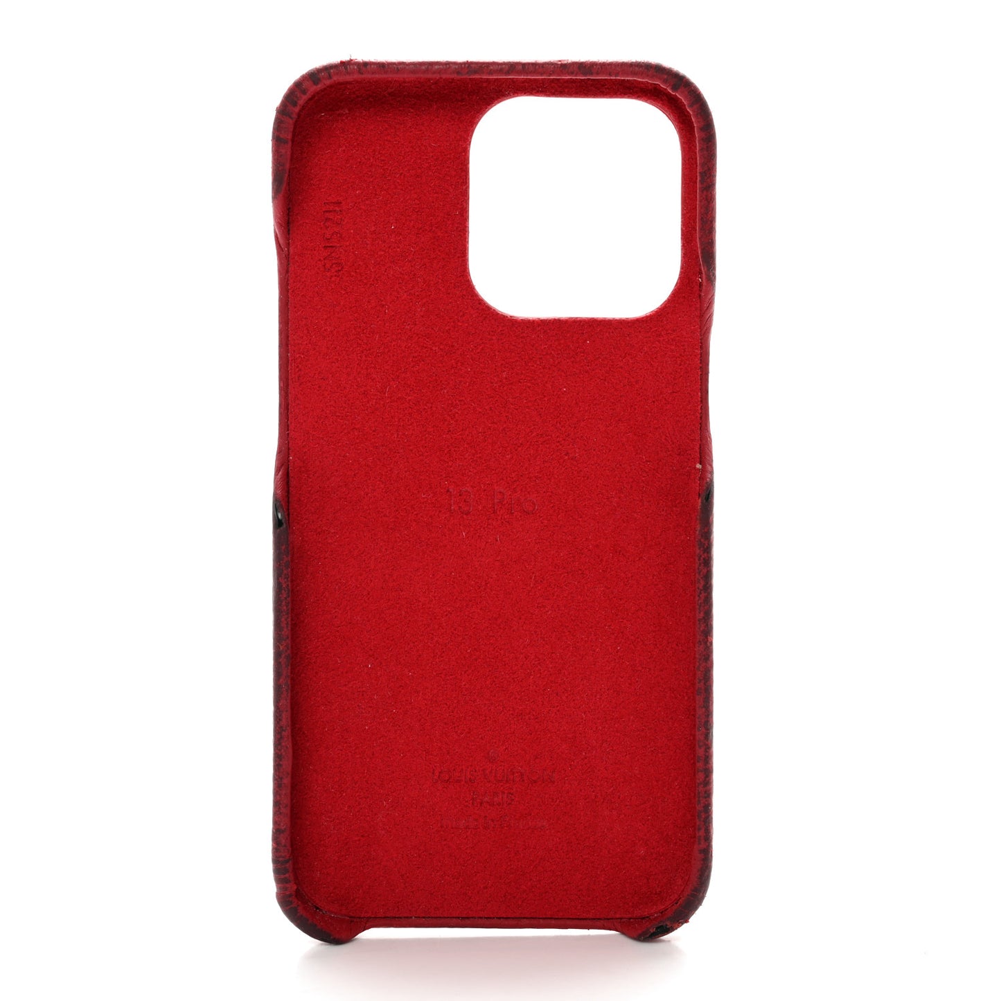Monogram Pallas iPhone 13 Pro Bumper Scarlet