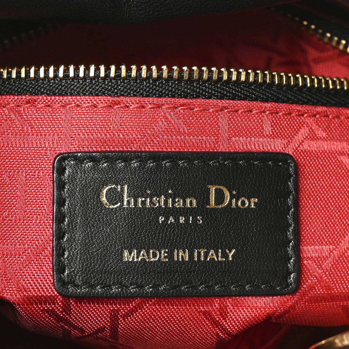 Lambskin Cannage Mini Lady Dior Black