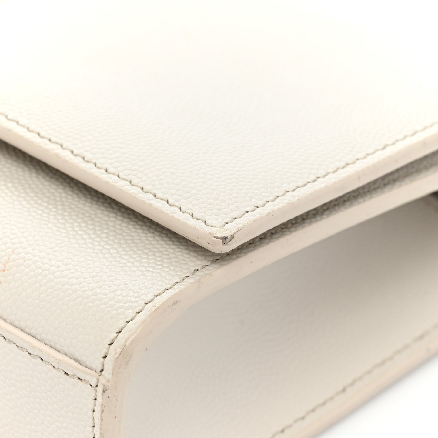 Grain De Poudre Small Monogram Kate Satchel Icy White