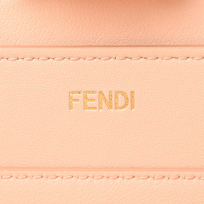 Fendi Vitello Seta Shiny Nappa Medium Peekaboo I SEE U Satchel Ghiaia Light Rose 7 of 14