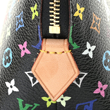 Louis Vuitton Monogram Multicolor Cosmetic Pouch Black Grenade 8 of 9