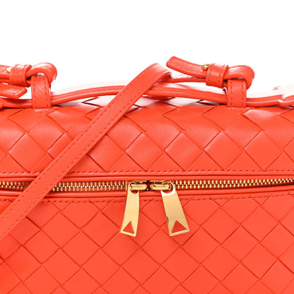 Bottega Veneta Calfskin Intrecciato Bang Bang Vanity Case Orange 8 of 10