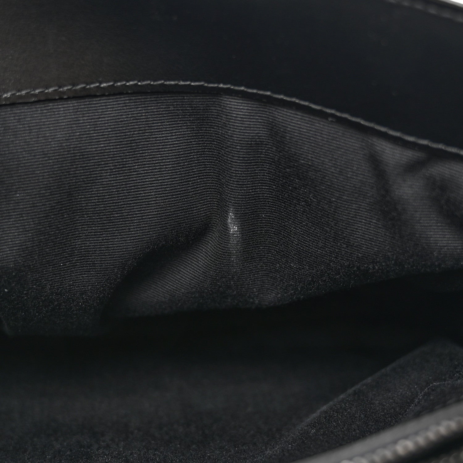 Saint Laurent Calfskin Y Quilted Monogram Monochrome Medium Loulou Chain Satchel Black 11 of 11