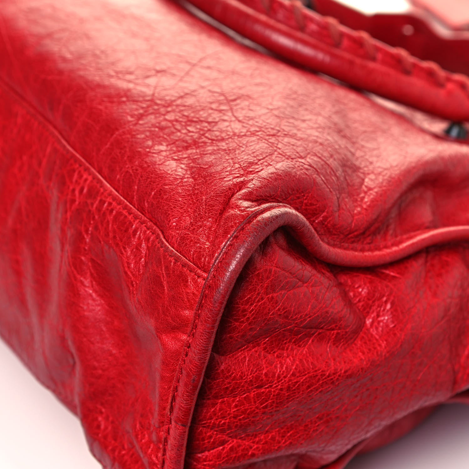 Balenciaga Agneau Classic Hardware City Rouge Coquelicot 12 of 15