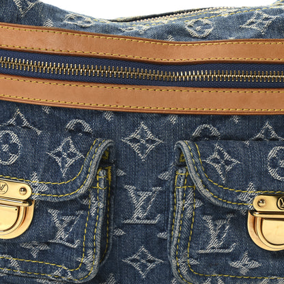 Louis Vuitton Monogram Denim Baggy PM Blue 7 of 10