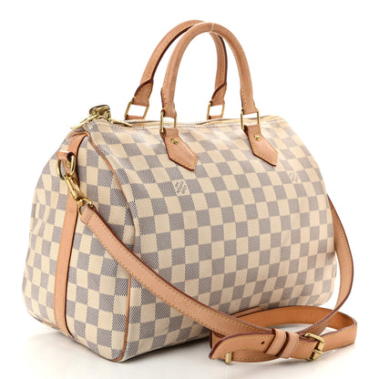 Louis Vuitton Damier Azur Speedy Bandouliere 30 3 of 12