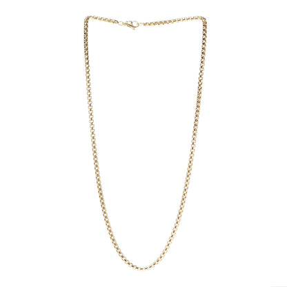 David Yurman 18K Yellow Gold 3.4mm Box Chain Necklace 20" 3 of 5