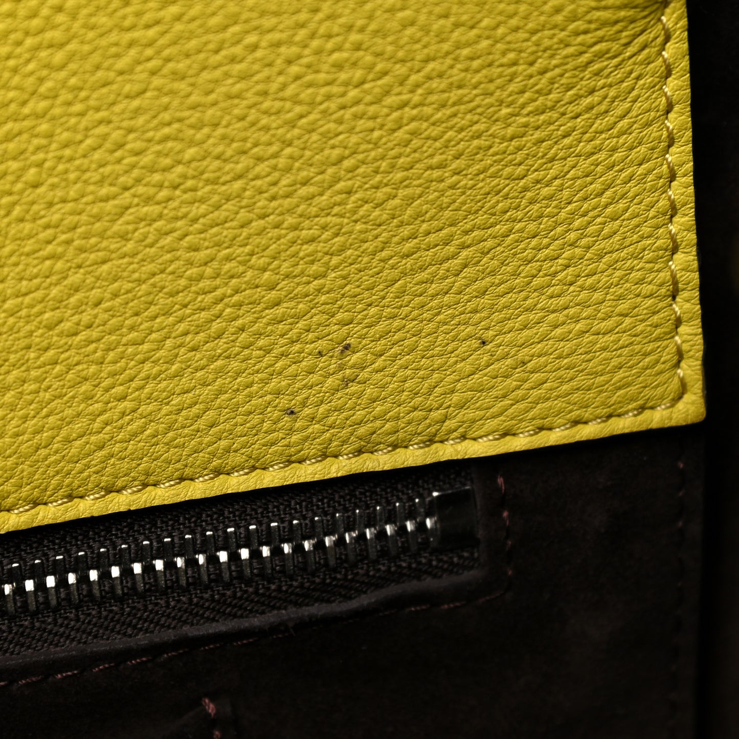 Veau Cachemire Tote W PM Pistache