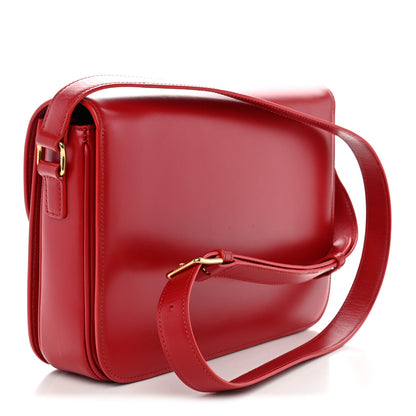 Celine Shiny Calfskin Large Triomphe Red 3 of 13