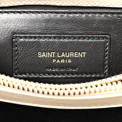 Saint Laurent Calfskin Y Quilted Monogram Small Loulou Chain Satchel Crema Soft 6 of 18