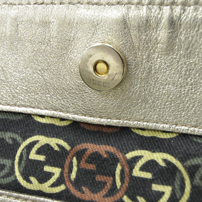 Gucci Leather Medium Britt Hobo Metallic Gold 9 of 10