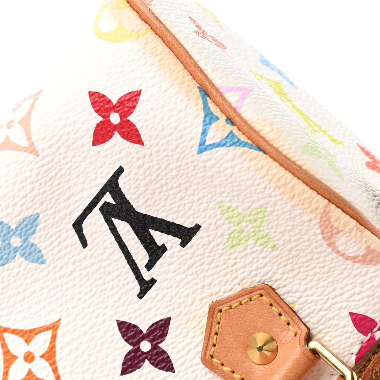Monogram Multicolor Mini Sac HL Speedy White