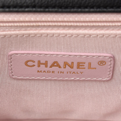 Chanel Caviar Quilted Small Studded Flap Black 7 of 8