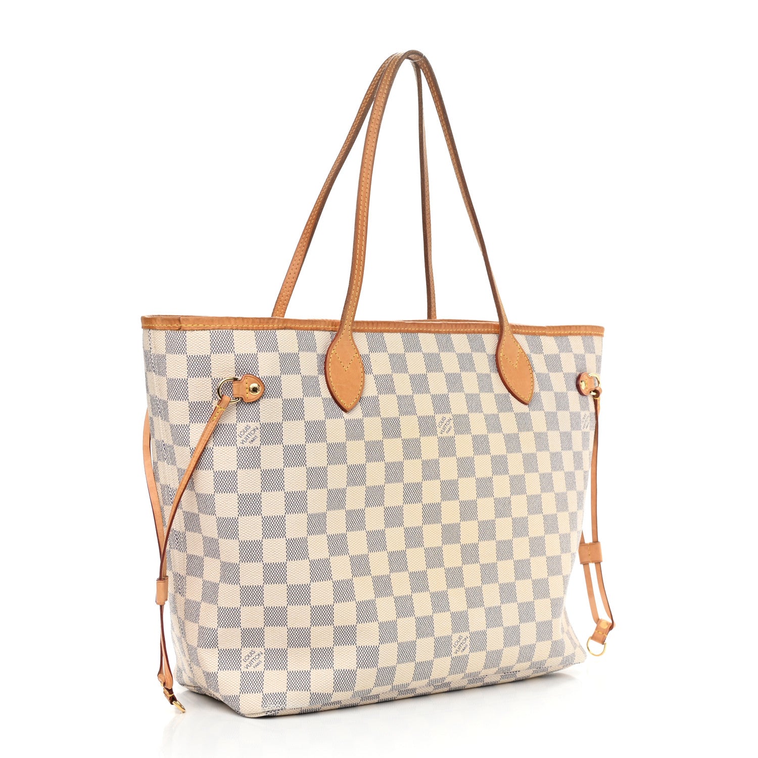 Louis Vuitton Damier Azur Neverfull MM 3 of 16