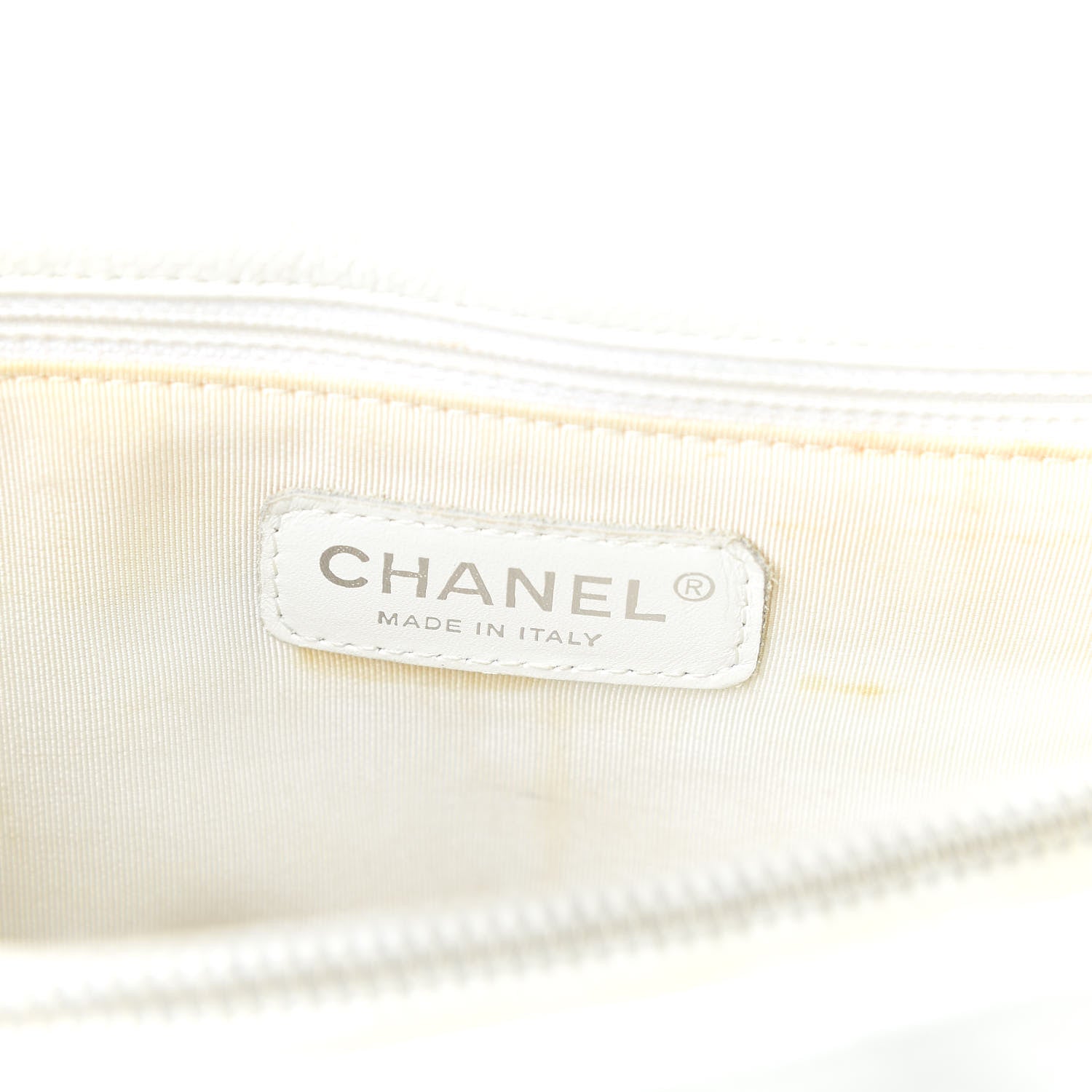 Chanel Caviar Quilted Grand Shopping Tote GST White 8 of 11