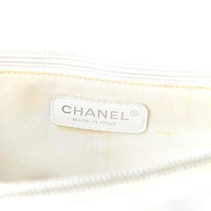 Chanel Caviar Quilted Grand Shopping Tote GST White 8 of 11