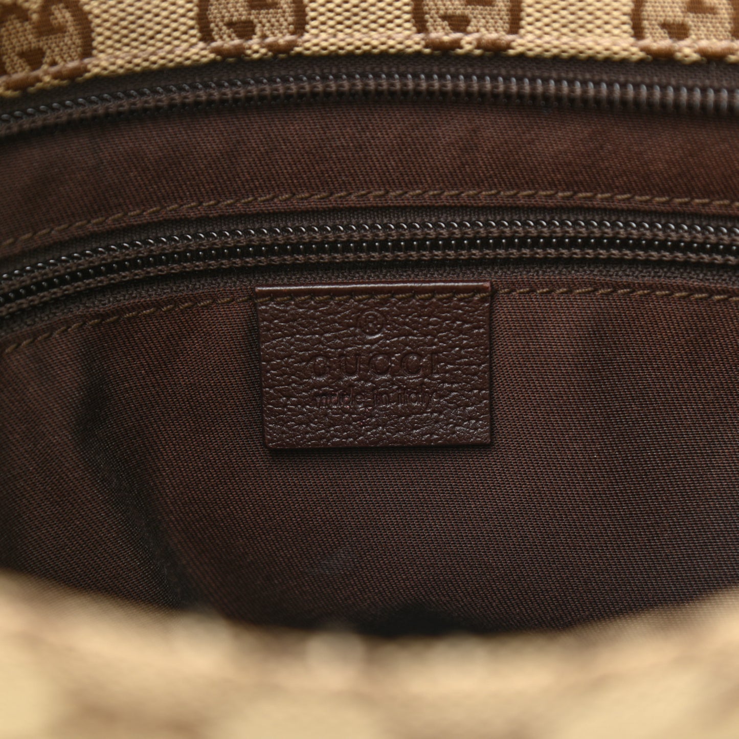 Monogram Signature Web Small Messenger Brown