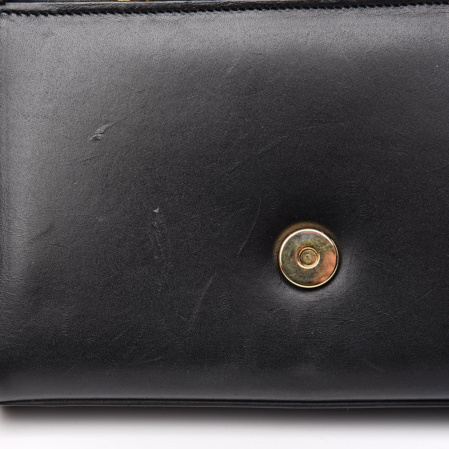 Calfskin Small Classic Monogram Kate Tassel Satchel Black