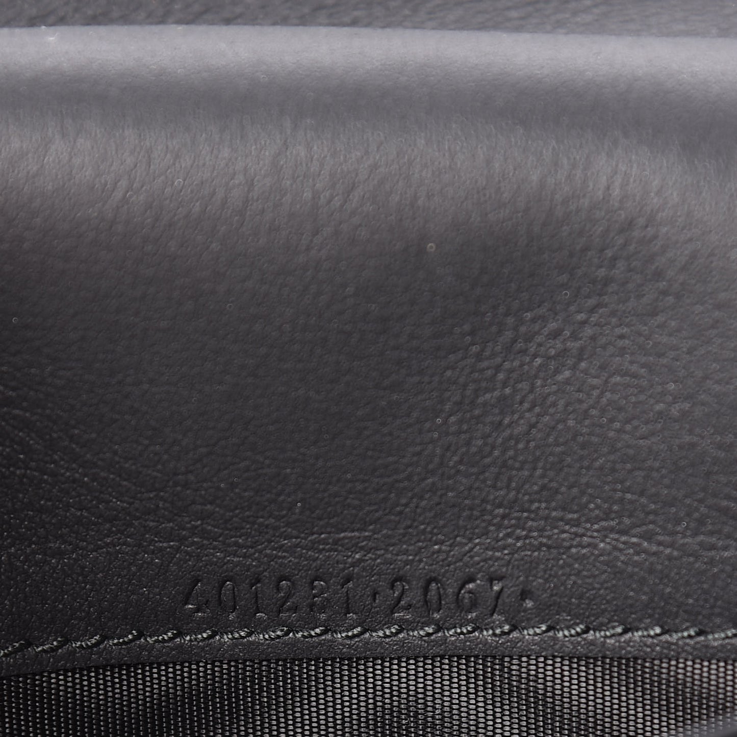 Suede Mini Dionysus Chain Wallet Black