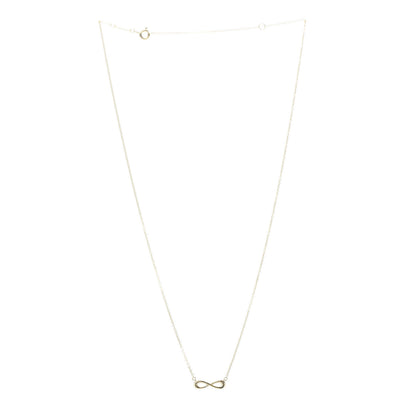 Tiffany 18K Yellow Gold Infinity Pendant Necklace 3 of 5