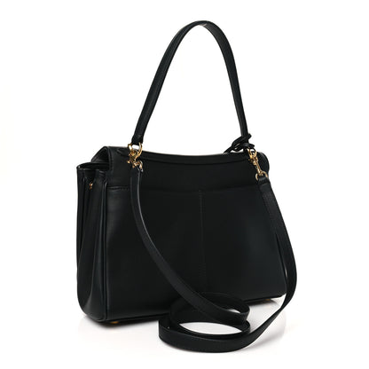 Balenciaga Natural Smooth Calfskin Small Rodeo Top Handle Handbag Black 3 of 9
