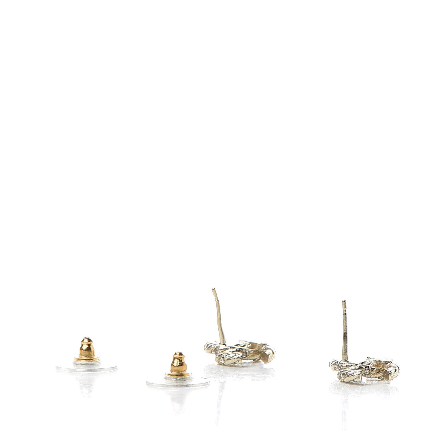 Crystal CC Earrings Gold