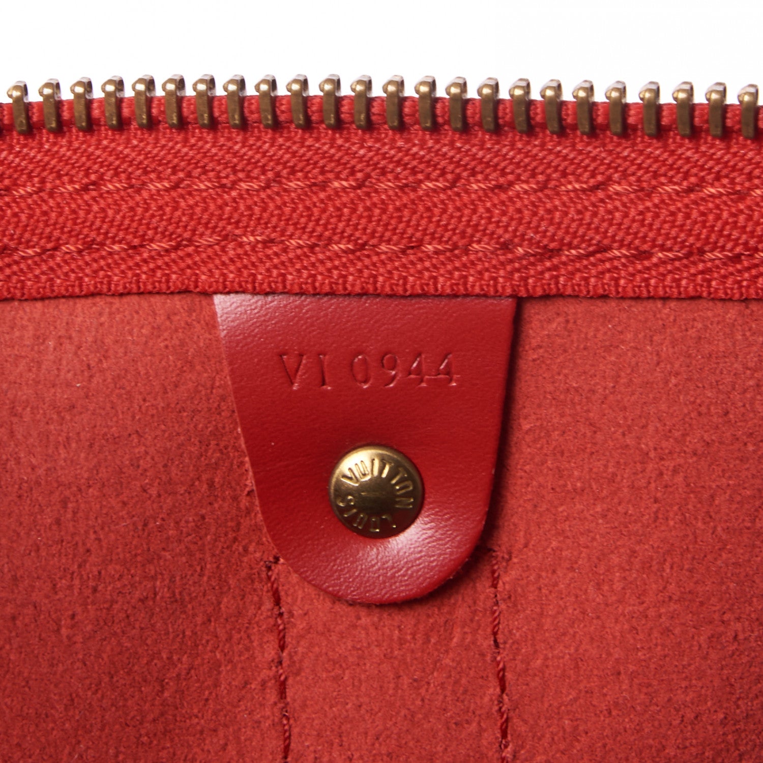 Louis Vuitton Epi Keepall 50 Castillan Red 10 of 10