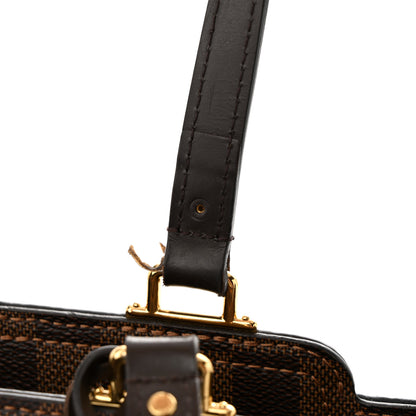 Louis Vuitton LOUIS VUITTON Damier Ebene Jersey Black 15 of 16