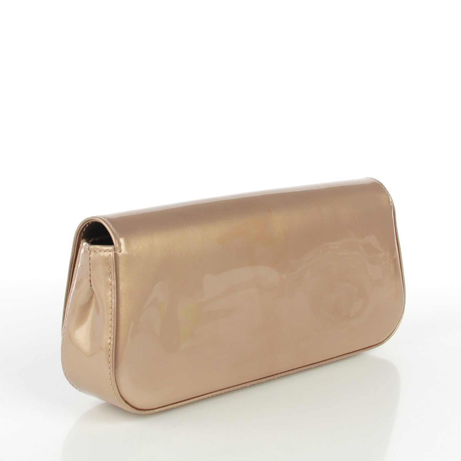 Louis Vuitton Patent Sobe Clutch Beige Poudre 3 of 8