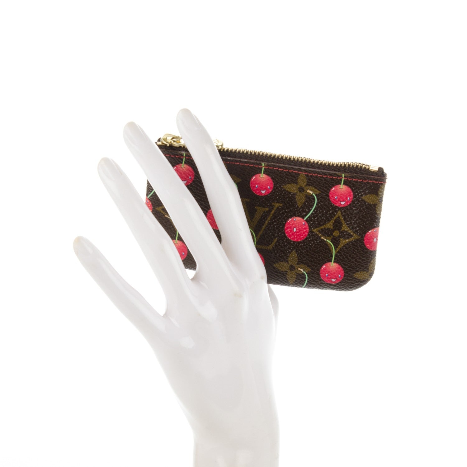 Louis Vuitton Monogram Cerises Key Pouch 2 of 4