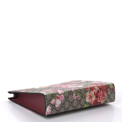 Gucci GG Supreme Monogram Blooms Large Cosmetic Case Beige Multicolor Dry Rose 4 of 7