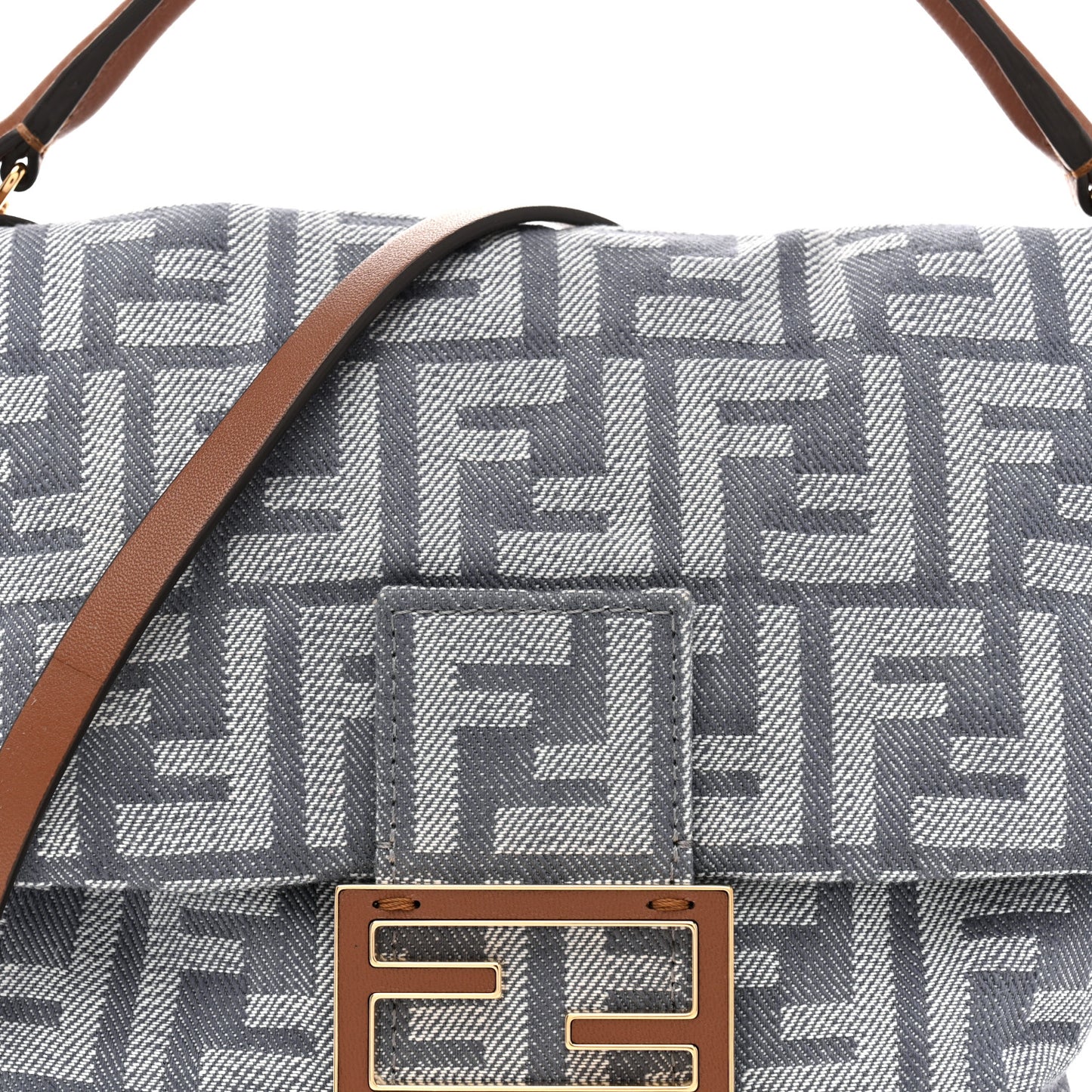 Denim Small Mamma Baguette Blue