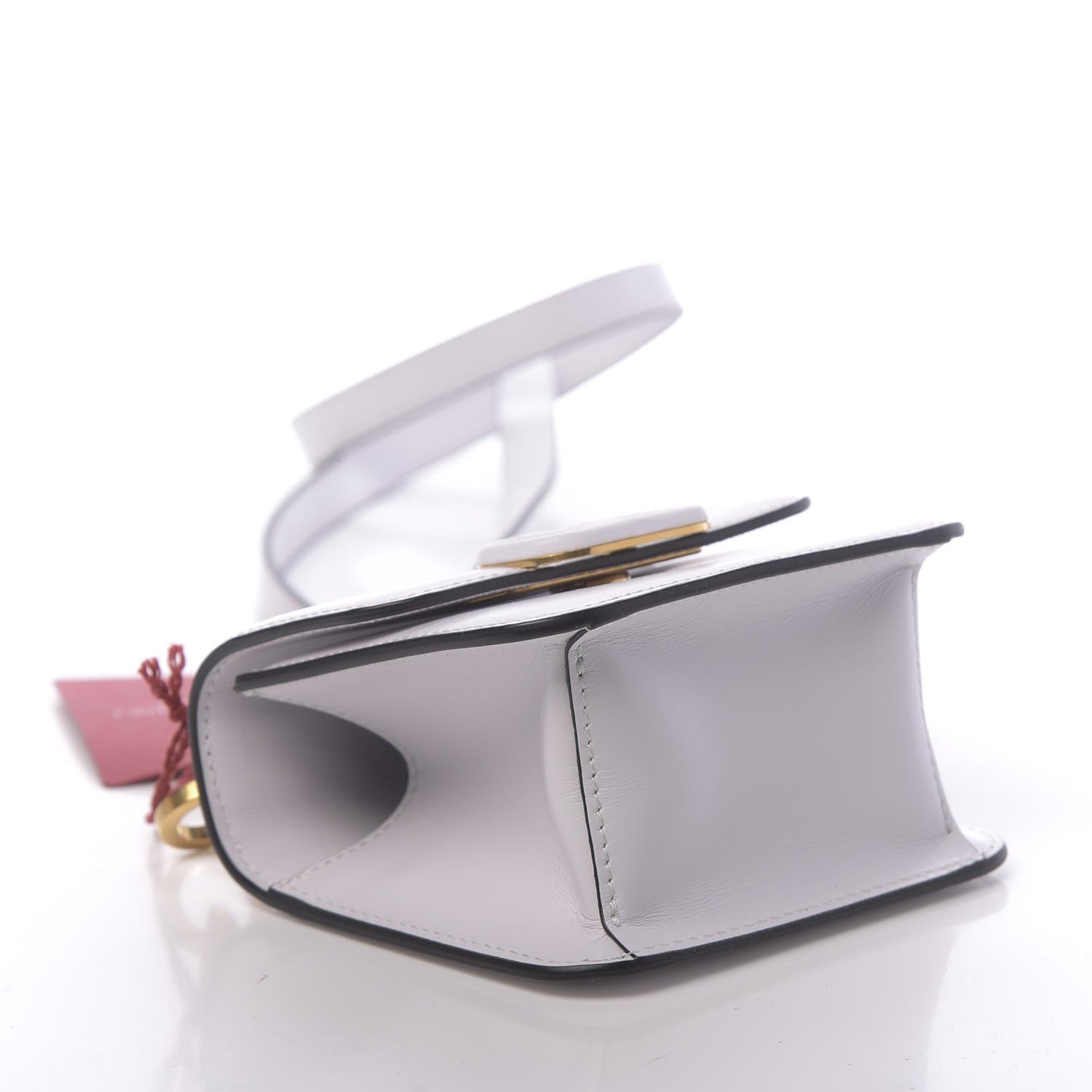 Valentino Garavani Smooth Calfskin Micro VSling Shoulder Bag White 4 of 9