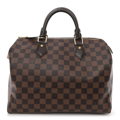 Louis Vuitton Damier Ebene Speedy 30 1 of 10