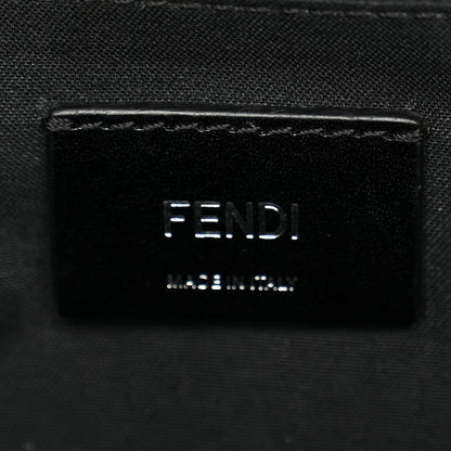 Fendi Fabric Jacquard FF 1974 Belt Baguette Bag Tobacco Moro Black 5 of 10