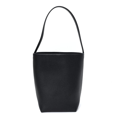 The Row Grained Calfskin Medium N/S Park Tote Black 1 of 9