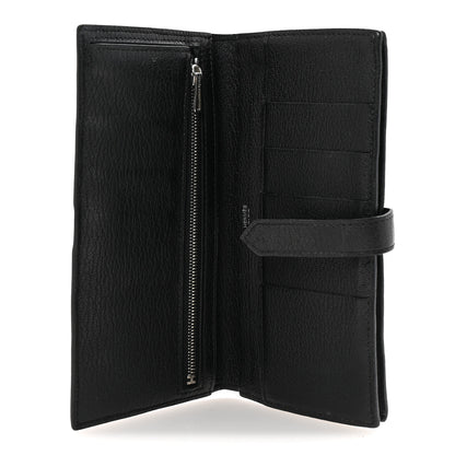 Hermes Chevre Mysore Bearn Gusset Wallet Black 5 of 8