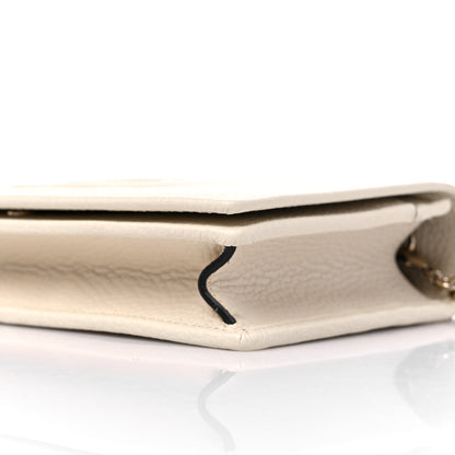 Gucci Pebbled Calfskin Soho Wallet on Chain Ivoire 8 of 8