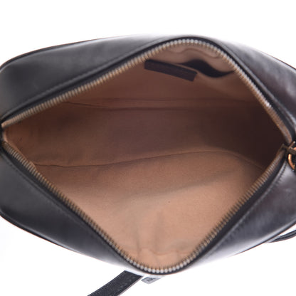 Gucci Calfskin Matelasse Small GG Marmont Chain Shoulder Bag Black 5 of 10