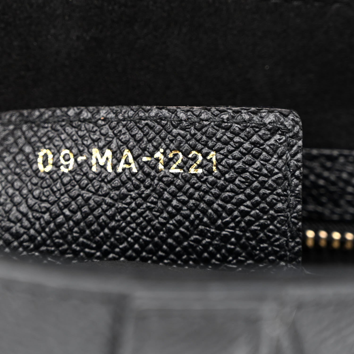 Christian Dior Grained Calfskin Saddle Bag Black 7 of 12