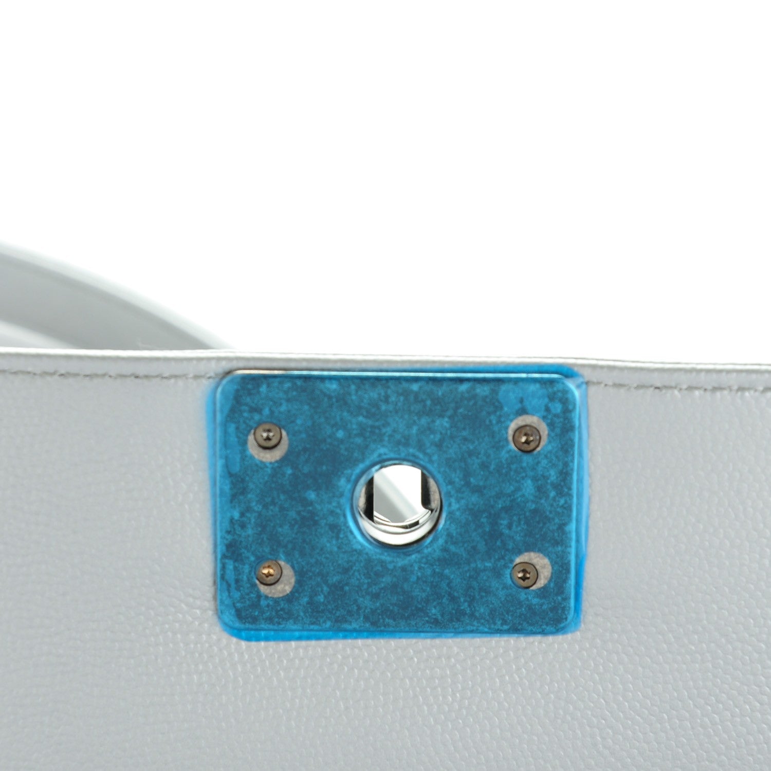 Chanel Metallic Caviar Chevron Medium Boy Flap Silver 6 of 8