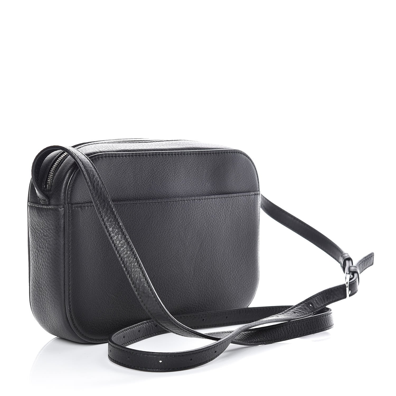 Balenciaga Calfskin Logo S Everyday Camera Bag Black 3 of 11